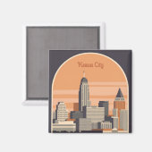 Kansas City, Missouri Magnet (Vorderseite/Rückseite)