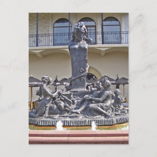 Kansas City, Missouri Plaza Fountain Postkarte (Vorderseite)