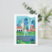 Kansas City, Missouri Postcard Postkarte (Stehend Vorderseite)