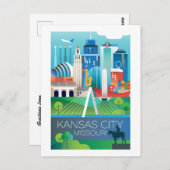 Kansas City, Missouri Postcard Postkarte (Vorne/Hinten)