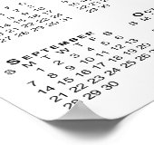 Kansas City, Missouri Skyline 2025 - Kalender Poster (Ecke)