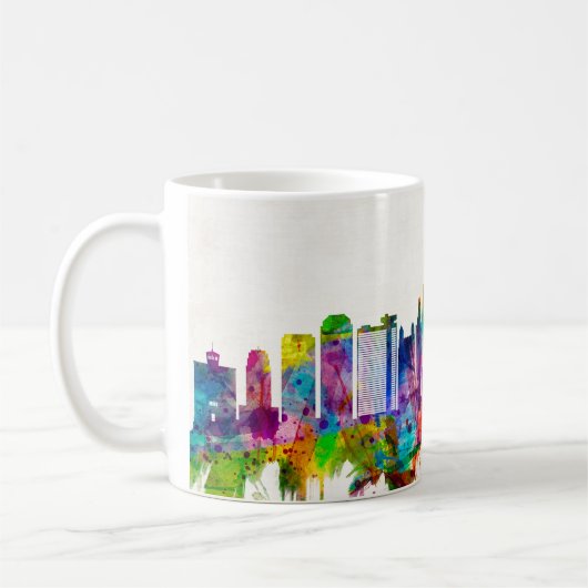 Kansas City Missouri Skyline Kaffeetasse (Links)