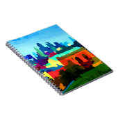 Kansas City Missouri Skyline von Jon Baran Notizblock (Rechte Seite)