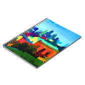 Kansas City Missouri Skyline von Jon Baran Notizblock (Linke Seite)