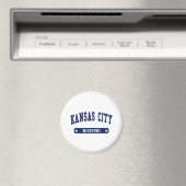 Kansas City Missouri Uni Style T-Shirts Magnet (In Situ (Geschirrspüler))