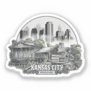 Kansas City Missouri USA Aufkleber