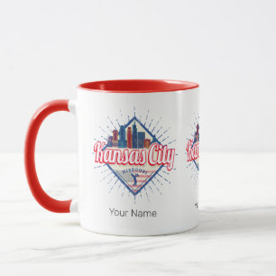 Kansas City Missouri Vereinigte Staaten Skyline Vi Tasse