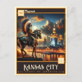 Kansas City, Missouri | VINTAG Postkarte