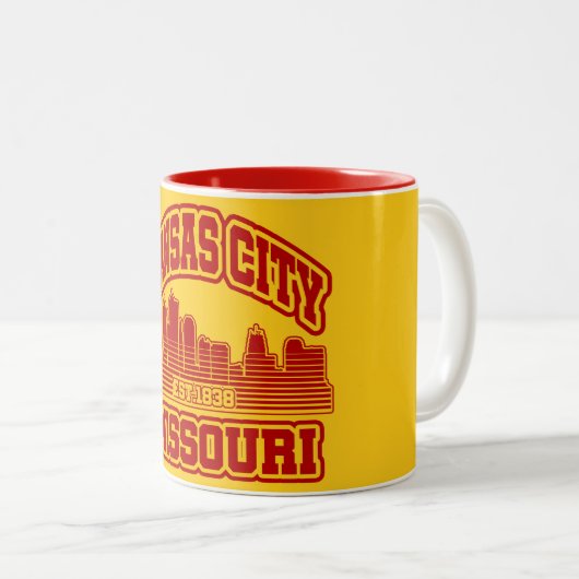 Kansas City, Missouri Zweifarbige Tasse (VorderseiteRechts)