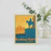 Kansas City, MO Postkarte (Stehend Vorderseite)