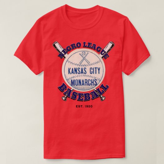 Kansas City Monarchs Negro League Baseball T-Shirt (Design vorne)