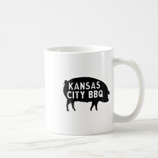 Kansas City Pig Grillen Kaffeetasse (Rechts)