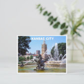 Kansas City Plaza Foto Postkarte (Stehend Vorderseite)