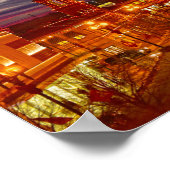 Kansas City Plaza Lights bei Sonnenuntergang Poster (Ecke)