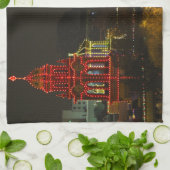 Kansas City Plaza Lights Geschirrtuch (Gefaltet)