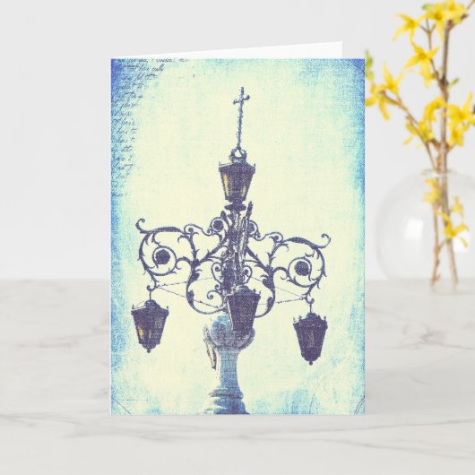 Kansas City Plaza Lights Karte (Gelbe Blume)