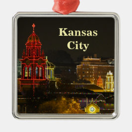 Kansas City Plaza Lights Metal Ornament Aus Metall