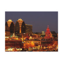 Kansas City Plaza Lights Postcard