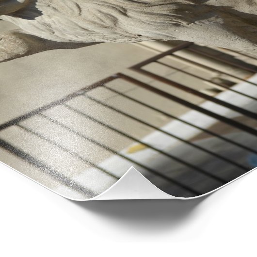 Kansas City Plaza Lion Fotodruck (Ecke)