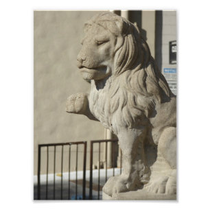 Kansas City Plaza Lion Fotodruck