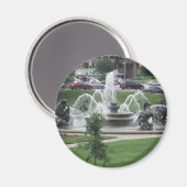 Kansas City Plaza Springbrunnen Magnet (Vorderseite/Rückseite)