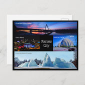 Kansas City Postkarte (Vorne/Hinten)