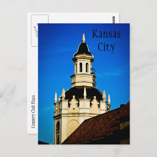 Kansas City Postkarte (Vorne/Hinten)