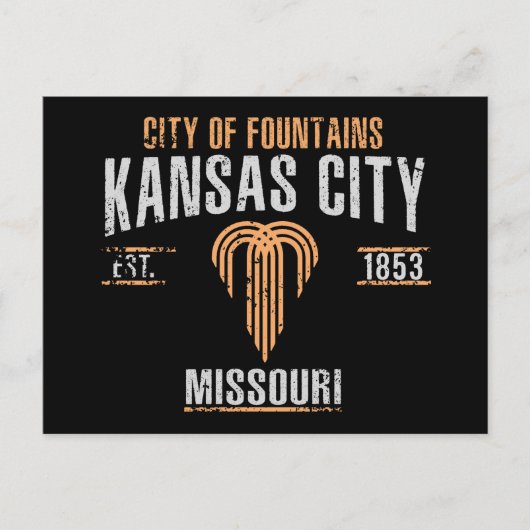 Kansas City Postkarte (Vorderseite)