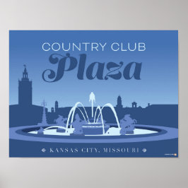 Kansas City Sehenswürdigkeiten: Country Club - 16  Poster
