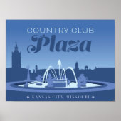 Kansas City Sehenswürdigkeiten: Country Club - 24 Poster (Vorne)