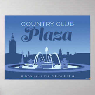 Kansas City Sehenswürdigkeiten: Country Club - 24  Poster