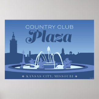 Kansas City Sehenswürdigkeiten: Country Club - 36  Poster