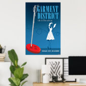Kansas City Sehenswürdigkeiten: Garment District - Poster (Heimbüro)
