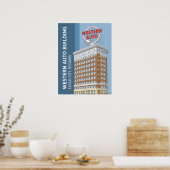 Kansas City Sehenswürdigkeiten: Western Auto - 18 Poster (Küche)