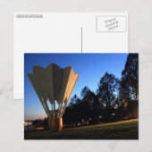 Kansas City Shuttlecock bei der "Dusk Postcard" Postkarte (Vorne/Hinten)
