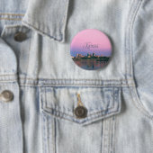 Kansas City Sky Line Sunset Button (Beispiel)