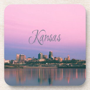 Kansas City Sky Line Sunset Getränkeuntersetzer