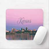 Kansas City Sky Line Sunset Mousepad (Mit Mouse)