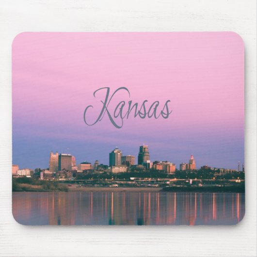 Kansas City Sky Line Sunset Mousepad (Vorne)