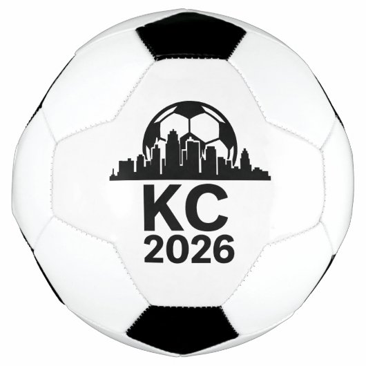 KANSAS CITY SKYLINE 2026 SOCCER FUßBALL (Vorderseite)