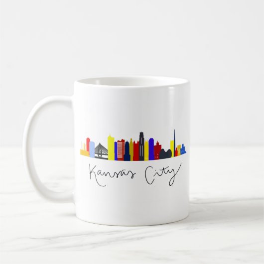 Kansas City Skyline Kaffeetasse (Links)