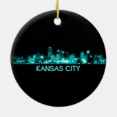Kansas City Skyline Keramik Ornament (Hinten)