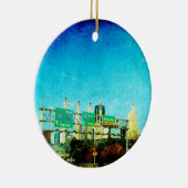 Kansas City Skyline Keramikornament (Rechts)