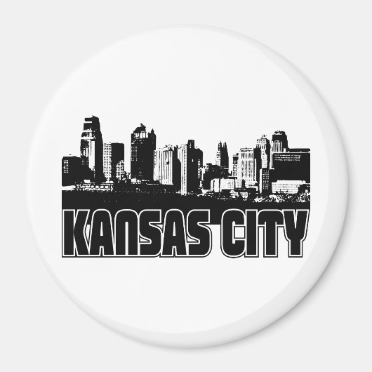Kansas City Skyline Magnet (Vorne)