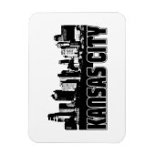 Kansas City Skyline Magnet (Vertikal)