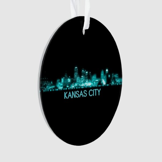 Kansas City Skyline Ornament (Vorderseite)