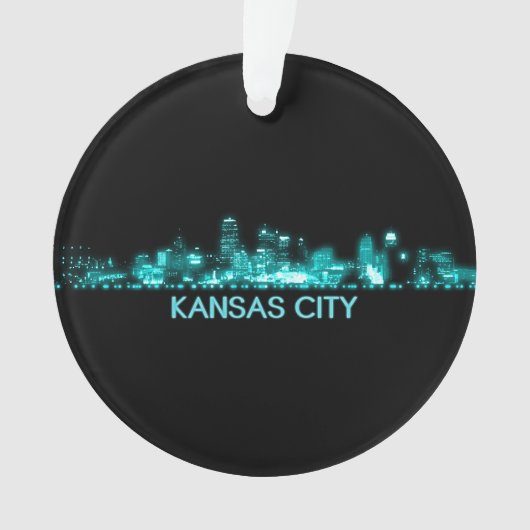 Kansas City Skyline Ornament (Vorderseite)