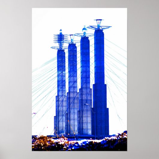 Kansas City Skyline Poster (Vorne)