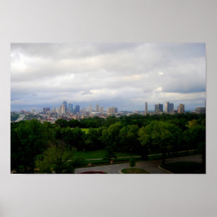 Kansas City Skyline Poster