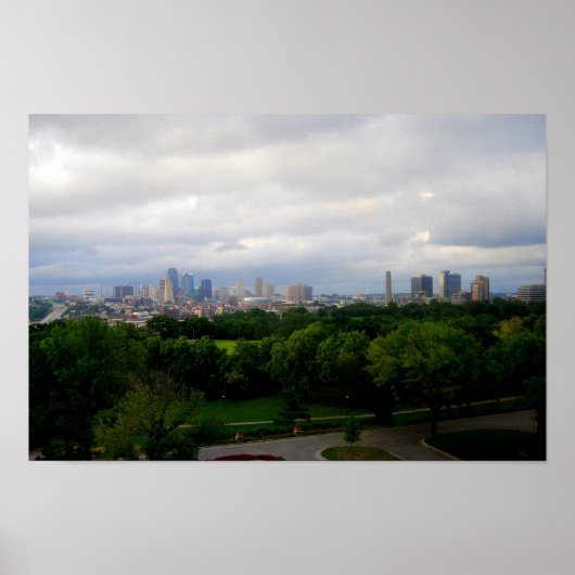 Kansas City Skyline Poster (Vorne)